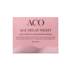 ACO Age Delay Night Cream Dry Skin yövoide 50 ml
