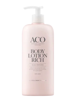 ACO Body lotion rich hajustettu vartalovoide kuivalle iholle