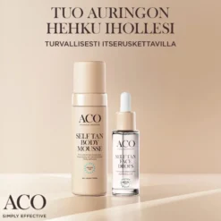 ACO Self Tan Mousse & Drops tuotesetti