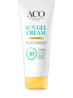 ACO Sun gel cream dry touch SPF 30 geelivoide vartalolle 200 ml