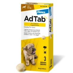 ADTAB 56 mg Vet purutabletti koirille 1,3-2,5 kg 3 kpl