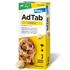 ADTAB 450 mg Vet purutabletti koirille yli 11-22 kg 3 kpl