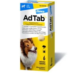 ADTAB purutabletti 900 mg koiralle (> 22–45 kg) 6 fol