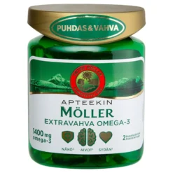 APTEEKIN MÖLLER Extravahva Omega-3 kalaöljykapseli