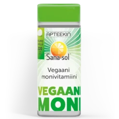 APTEEKIN Sana-sol vegaani monivitamiini tabletit