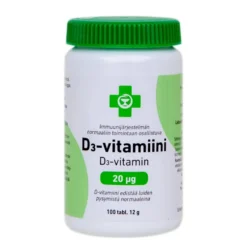 APTEEKKI D3-vitamiini 20 µg imeskelytabletti 100 kpl