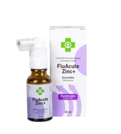 APTEEKKI Fluacute Zinc+ mustaherukka sinkkiasetaattisuihke