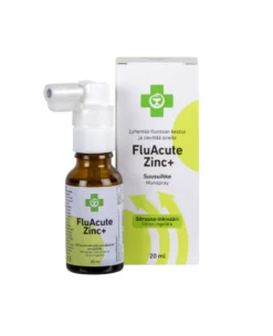 APTEEKKI Fluacute Zinc+ sitruuna-inkivääri sinkkiasetaattisuusuihke