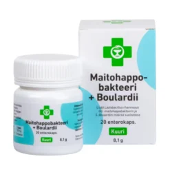 APTEEKKI Maitohappobakteeri + Boulardii Kuuri kapseli 20 kpl