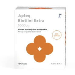 APTEQ Biotiini Extra 5000 mikrog kapseli 180 kpl