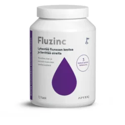 APTEQ Fluzinc mustaherukka 72 kpl