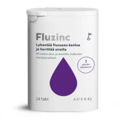 APTEQ Fluzinc mustaherukka 24 kpl