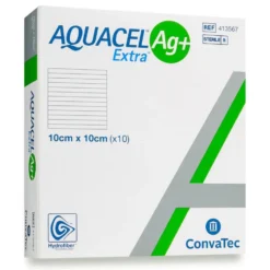 AQUACEL Ag+EXTRA sidos 10 cm x 10 cm