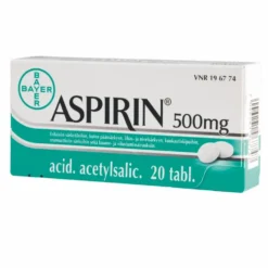 ASPIRIN 500 mg 20 tabl