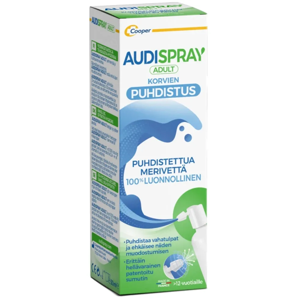 AUDISPRAY Adult korvanpuhdistustuote 50 ml