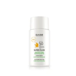 BABE Super Fluid Mattifying Sunscreen SPF50 mattapintainen aurinkosuojavoide