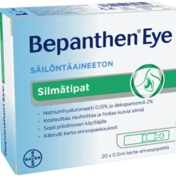 BEPANTHEN Eye silmätipat kerta-annospipetti 20x0,5 ml