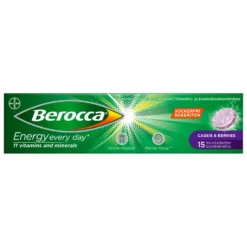 BEROCCA Energy Cassis & Berries poretabletti 15 kpl