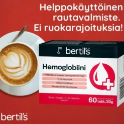 BERTILS Hemoglobiini tabletti 60 kpl