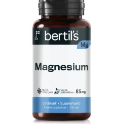 BERTILS Magnesium 85 mg tabletti 200 kpl