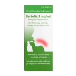 BERTOLIX 2,68 mg/ml sumute suuonteloon 75 painallusta