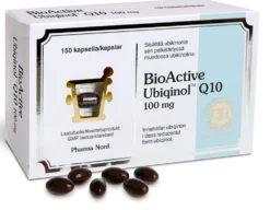 BIOACTIVE Q10 Ubiqinol 100 mg ubikinolivalmiste 150 kaps