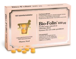 BIO-Folin 400 mikrog foolihappovalmiste 180 kpl