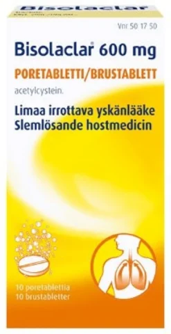 BISOLACLAR 600 mg poretabletti