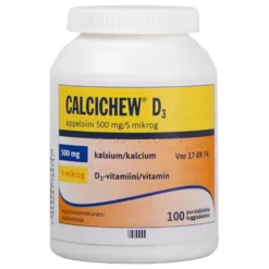 CALCICHEW D3 Appelsiini 500 mg / 5 mikrog purutabletti 100 kpl