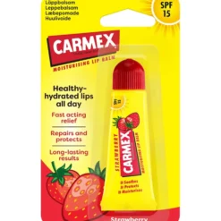 Carmex Mansikka huulivoide tuubi 10 g