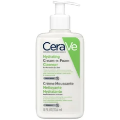 CERAVE Hydrating Cream-to-foam Cleanser puhdistustuote 236 ml