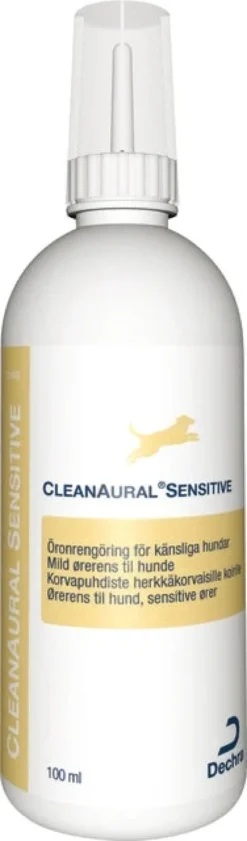 CLEANAURAL Sensitive vet korvahuuhde herkkäkorvaisille koirille