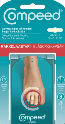 COMPEED Rakkolaastari varpaille 8 kp