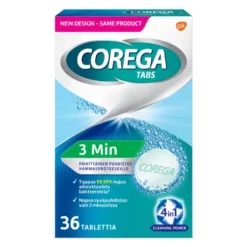 COREGA Tabs 3 Minutes puhdistustabletit 36 kpl
