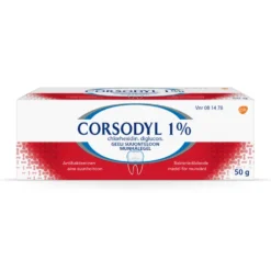 CORSODYL 10 mg/g geeli suuonteloon