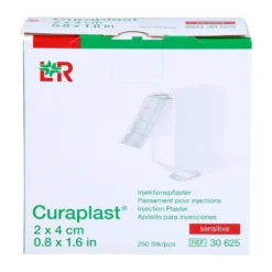 Curaplast injektiolaastari 2 x 4 cm 250 kpl 1 rll