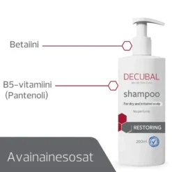 DECUBAL Restoring Shampoo herkälle ja kuivalle hiuspohjalle 200 ml