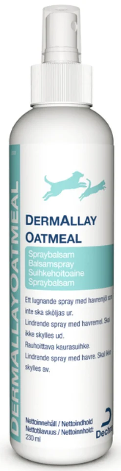 DERMALLAY Oatmeal suihkehoitoaine eläimille