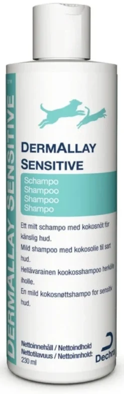 DERMALLAY Sensitive shampoo koirille ja kissolle