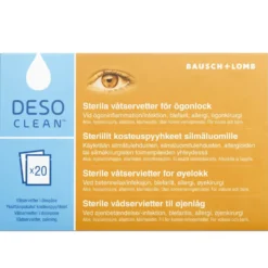 Desoclean silmäpyyhe 20 kpl