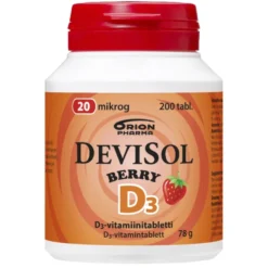 DEVISOL Berry 20 mikrog imeskelytabletti 200 kpl
