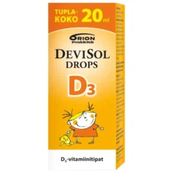 DEVISOL Drops D3-vitamiinitippa tuplakoko 20 ml