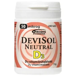 DEVISOL Neutral 50 mikrog tabletti 200 kpl
