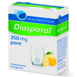 DIASPORAL Magnesium 250 mg poretabletti 20 kpl