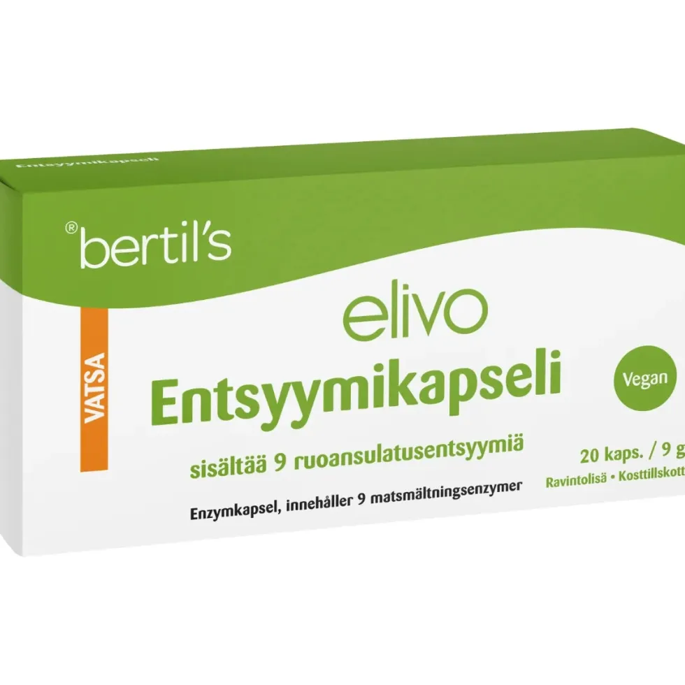 ELIVO Entsyymikapseli 20 kpl