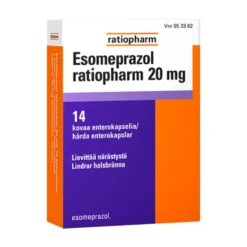 ESOMEPRAZOL RATIOPHARM 20 mg enterokapseli, kova 14 kpl