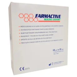 FARMACTIVE Silikonivaahtosidos B 10 cm x 10 cm tarttuva haavasidos