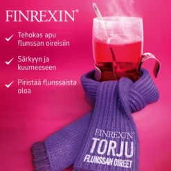 FINREXIN Mustaherukka jauhe 350/30/300 mg 10 x 5 g