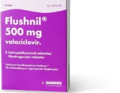 FLUSHNIL 500 mg tabletti, kalvopäällysteinen