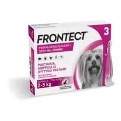 FRONTECT 33,8 mg/252,4 mg vet paikallisvaleluliuos koirille 2-5 kg
